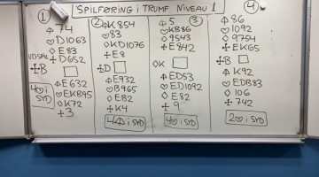 Spilføring i trumf - let