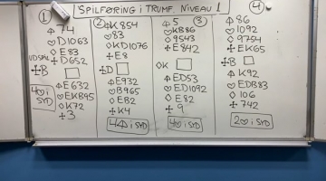 Spilføring i trumf - let